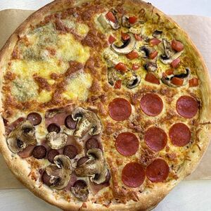 Пицца 4 вкуса 32 см