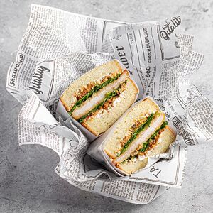 Сэндвич Хоккайдо с куриным шницелем 