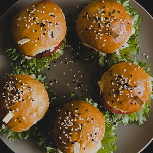 Мини-бургеры с курицей
