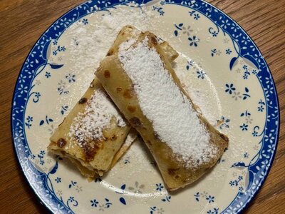 Блинчики с творогом
