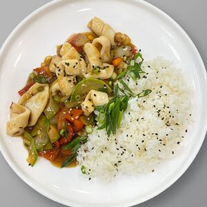 Одино поккым с рисом