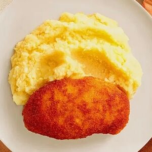 Зраза куриная с картофельным пюре