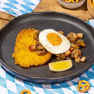 Берлинский свиной шницель