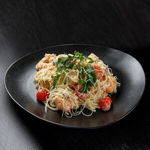 Паста с креветками