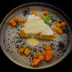 Домашний пирог из тыквы и апельсина 