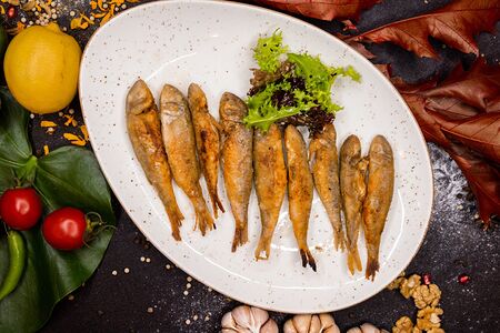 Барабулька жареная