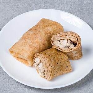 Блинчик с курицей и грибами