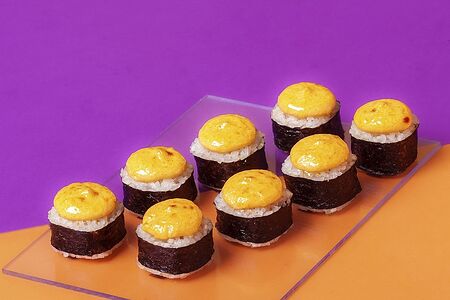 Запечённый спайси с лососем терияки