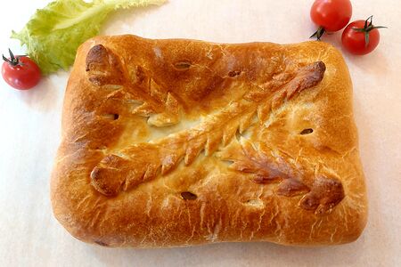 Пирог с мясом и картофелем