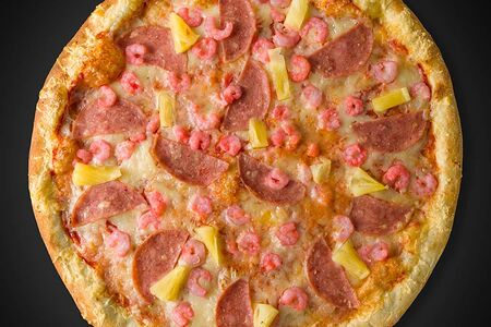 Пицца Гавайская с креветками 