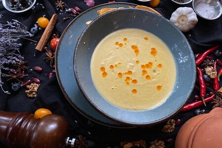 Крем-суп из чечевицы