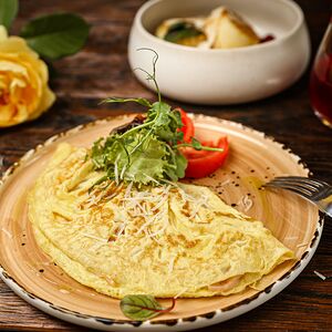 Омлет с ветчиной и сыром