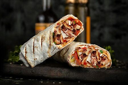 Шаурма по-русски с курицей