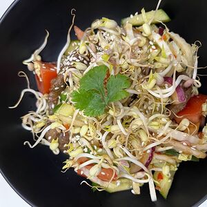 Салат с говядиной