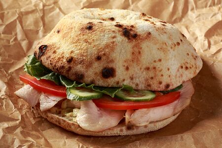 Пучча с курицей