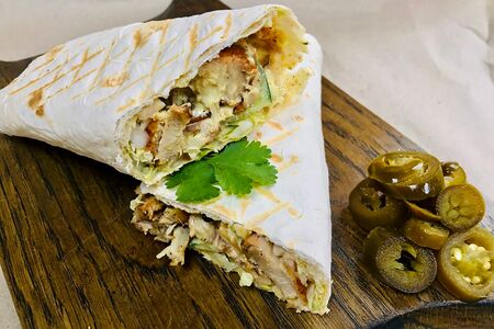 Шаурма на углях