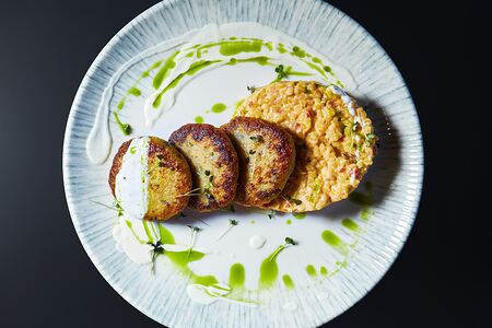 Котлета из щуки и судака с булгуром