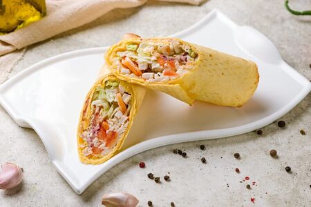 Ролл с сёмгой