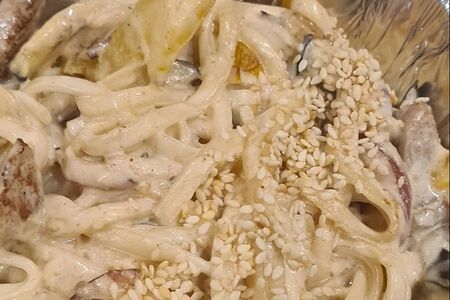 Удон с куриной грудкой