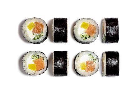 Ролл Конг с лососем