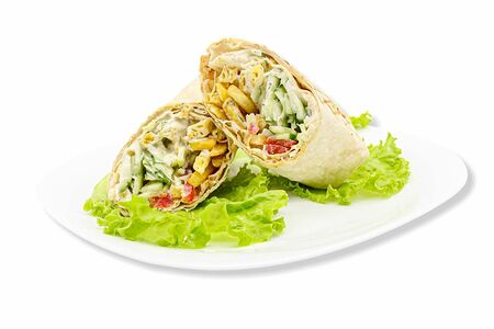 Шаурма стандарт Вегетарианская в пшеничном лаваше