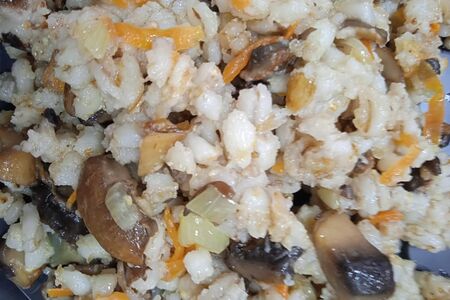 Перловка с грибами