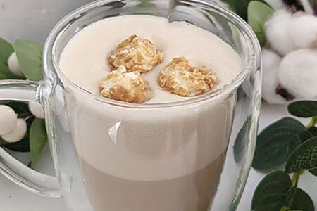 Латте сливочный попкорн