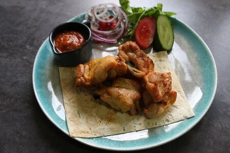 Шашлык из куриного бедра