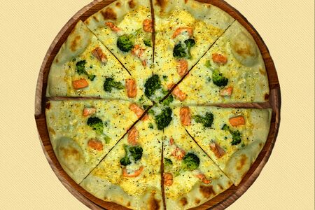 Пицца Сливочный лосось