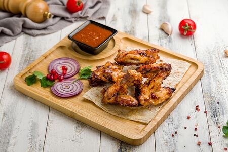 Шашлык из куриных крылышек