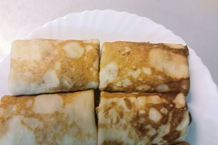 Блинчик с творогом