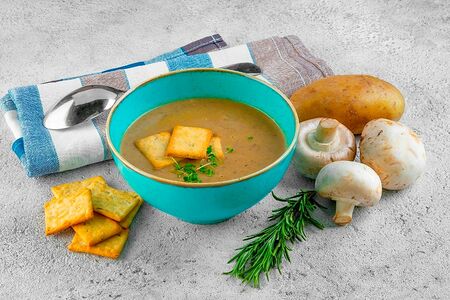 Крем-суп грибной