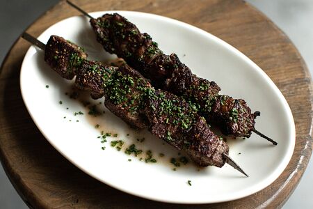 Стейки на шампурах