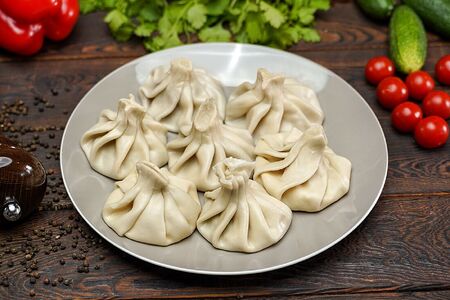 Хинкали с бараниной