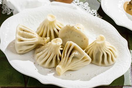 Хинкали с бараниной