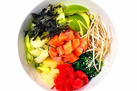 Поке с лососем