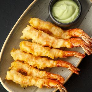 Креветки темпура