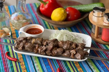 Шашлык из говядины