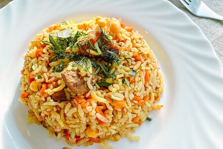 Плов говяжий