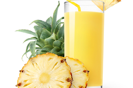 Свежевыжатый ананасовый сок собственного приготовления