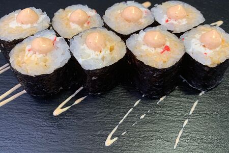 Роллы острый краб