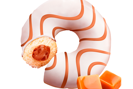 Донат Карамель