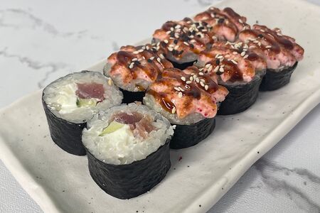 Запечённый ролл с тунцом
