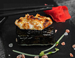 Запеченные гунканы с креветкой