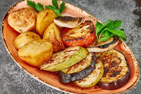 Овощи с открытого огня