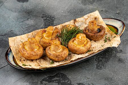 Шампиньоны на углях