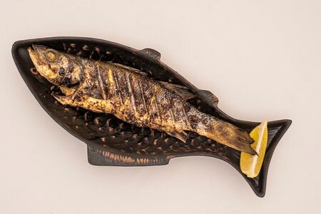 Сибас на углях