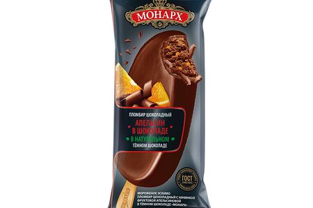 Эскимо Монарх шоколад с апельсином