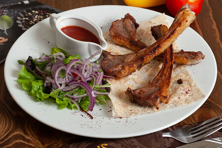 Шашлык из бараньей корейки