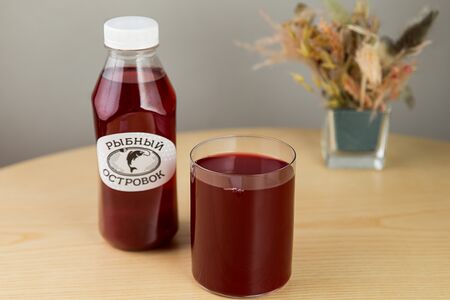 Морс клюквенный собственного приготовления